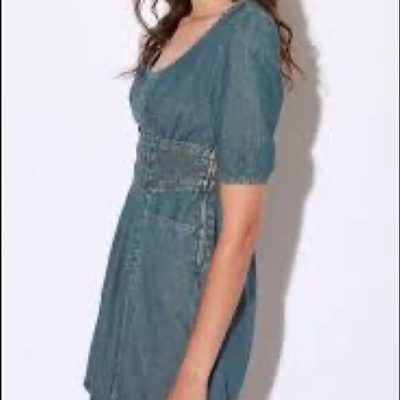 𝅺⭐️ECOTE Quilted Denim Dress⭐️ - Picture 3 of 13